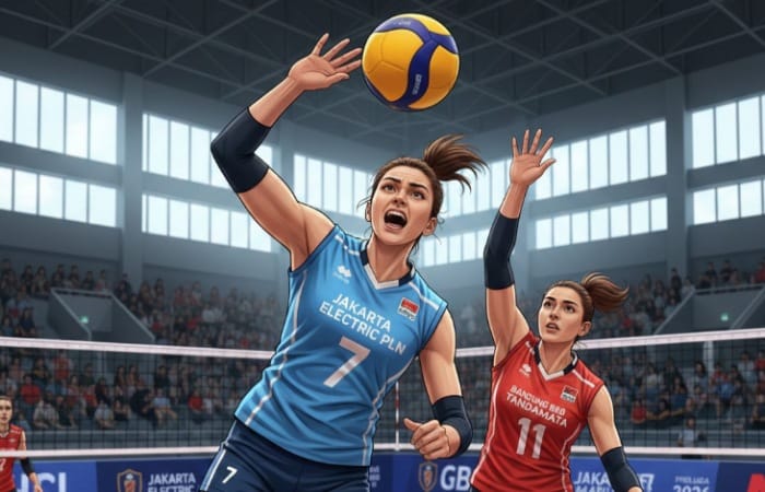 8 pemain asing Proliga 2026 tampil impresif, dari Anastasia Guera hingga Livian Tabuada, jadi sorotan top skor dan inspirasi pemain lokal.