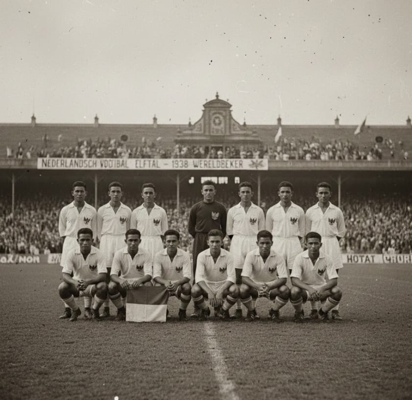 Fakta Mengejutkan Timnas Indonesia di Piala Dunia 1938: Lolos Tanpa Kualifikasi, Wakil Asia Pertama Tapi Kalah Telak