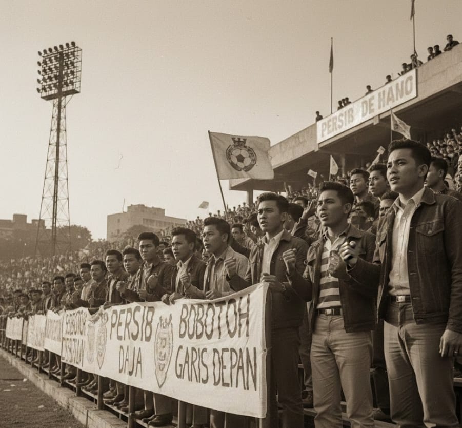 Uniknya Bobotoh Familia 33: Dari Gaya Ultras Italia hingga Menjadi Ikon Dukungan Persib Bandung di Tribun Utara Stadion