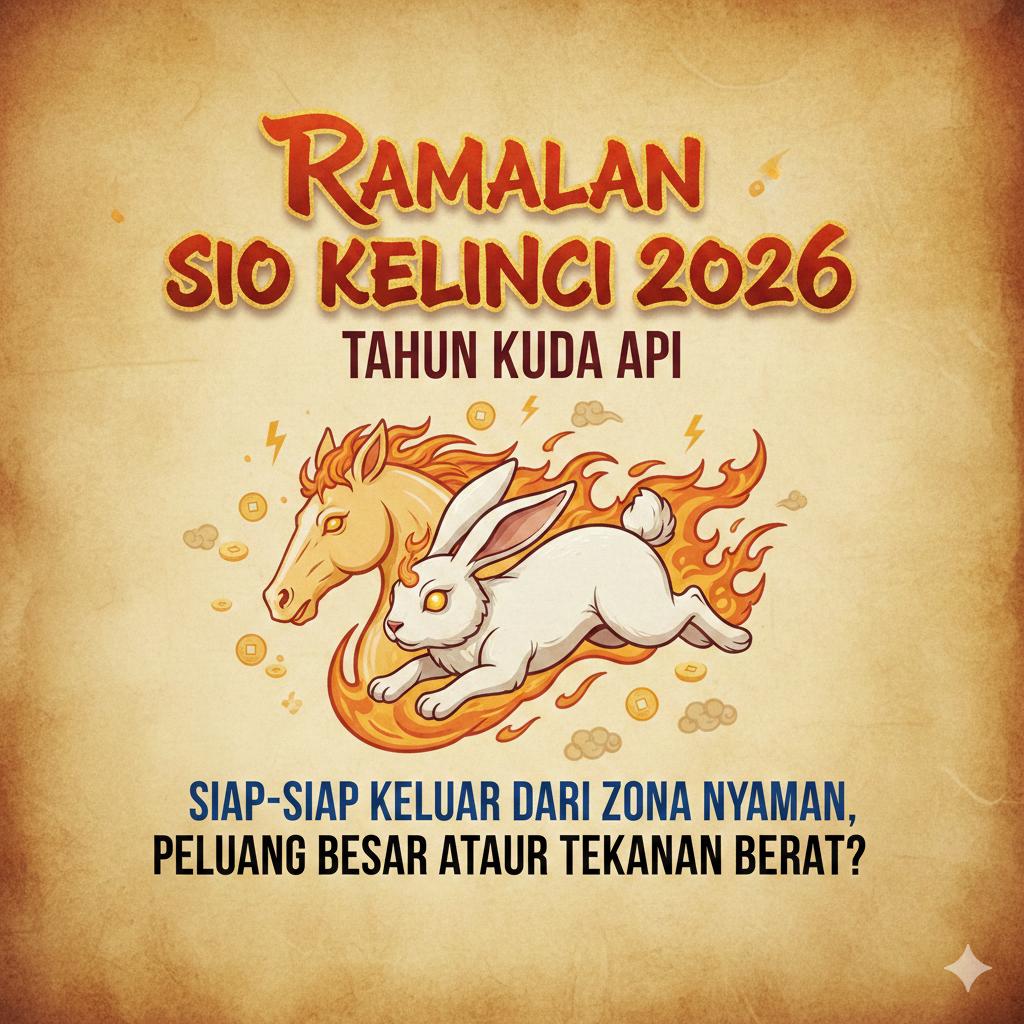 Ramalan Sio Kelinci 2026 di Tahun Kuda Api: Siap-Siap Keluar dari Zona Nyaman, Peluang Besar atau Tekanan Berat?