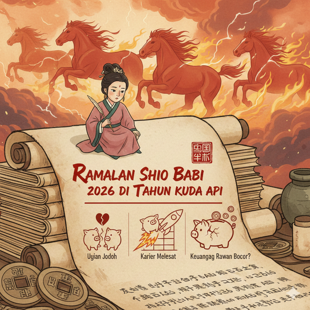 Ramalan Sio Babi 2026 di Tahun Kuda Api: Ujian Jodoh, Karier Melesat, Keuangan Rawan Bocor?