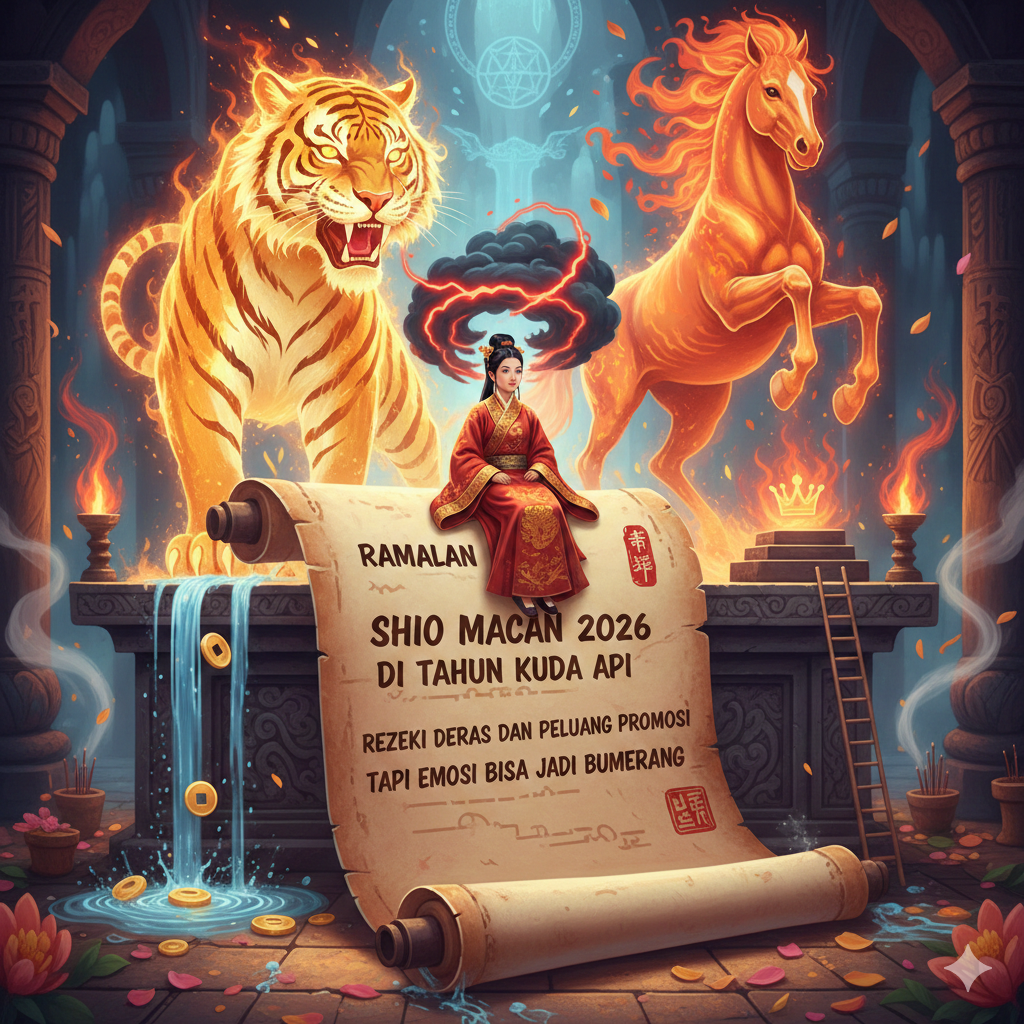 Ramalan Sio Macan 2026 di Tahun Kuda Api: Rezeki Deras dan Peluang Promosi, Tapi Emosi Bisa Jadi Bumerang