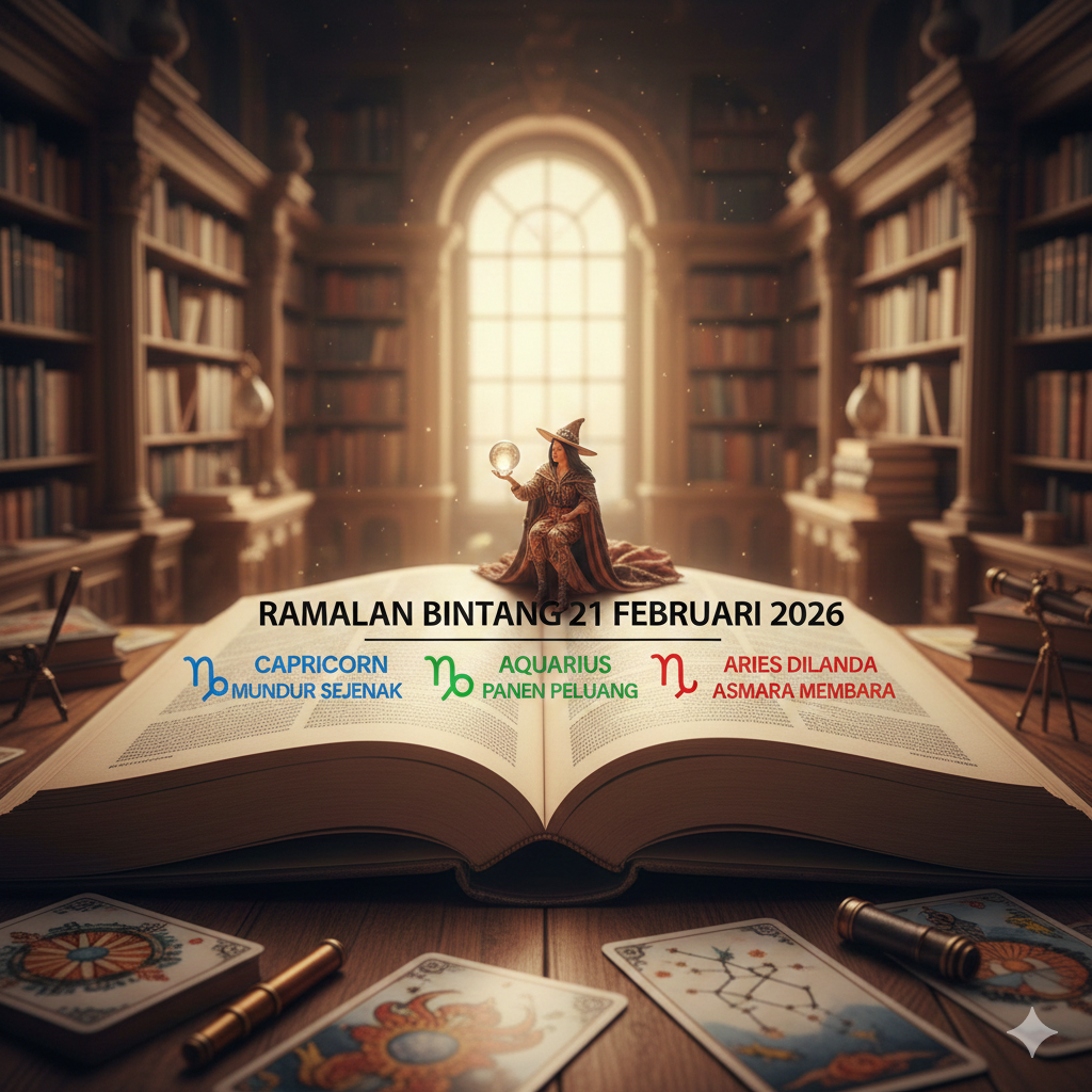 Ramalan Bintang 21 Februari 2026: Capricorn Mundur Sejenak, Aquarius Panen Peluang, Aries Dilanda Asmara Membara