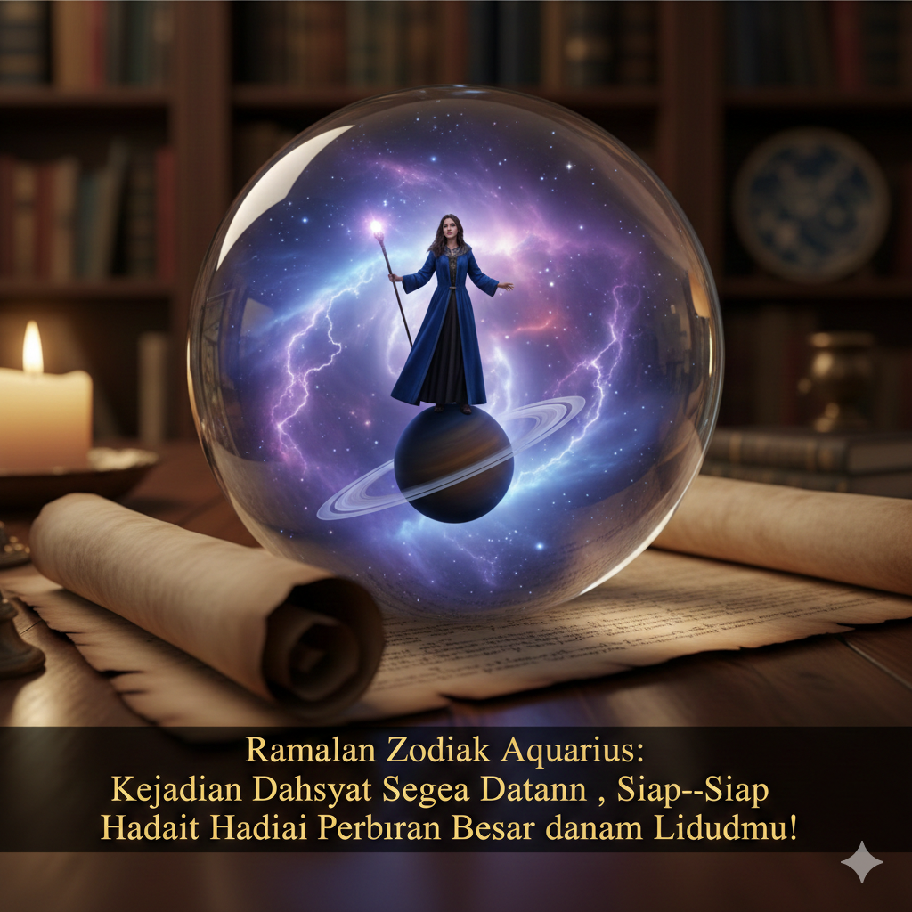 Ramalan Zodiak Aquarius: Kejadian Dahsyat Segera Datang, Siap-Siap Hadapi Perubahan Besar dalam Hidupmu!