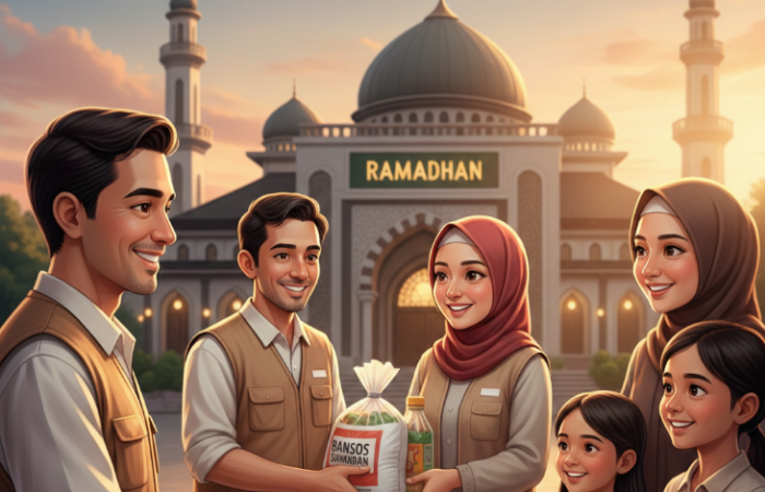 Bansos 2026 cair jelang Ramadan, PKH, BPNT, beras 20 kg dan minyak 4 liter siap dibagikan ke jutaan KPM.
