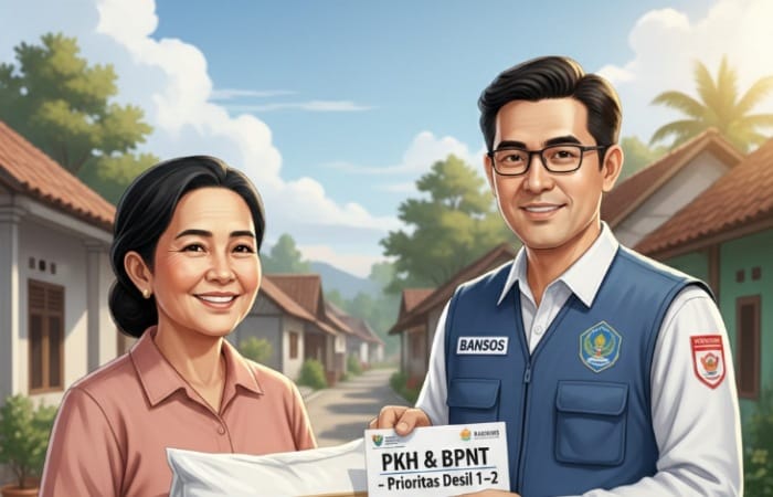 Bantuan tambahan Februari Maret 2026 dipercepat, PKH dan BPNT fokus desil 1&ndash;2? Simak fakta lengkapnya di sini.