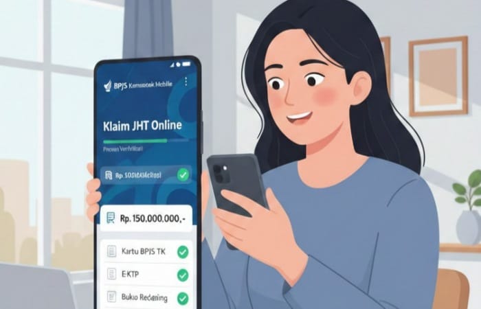 Cara klaim BPJS Ketenagakerjaan lewat JMO terbaru, lengkap syarat, verifikasi KYC, hingga tips hindari potongan 20 persen.
