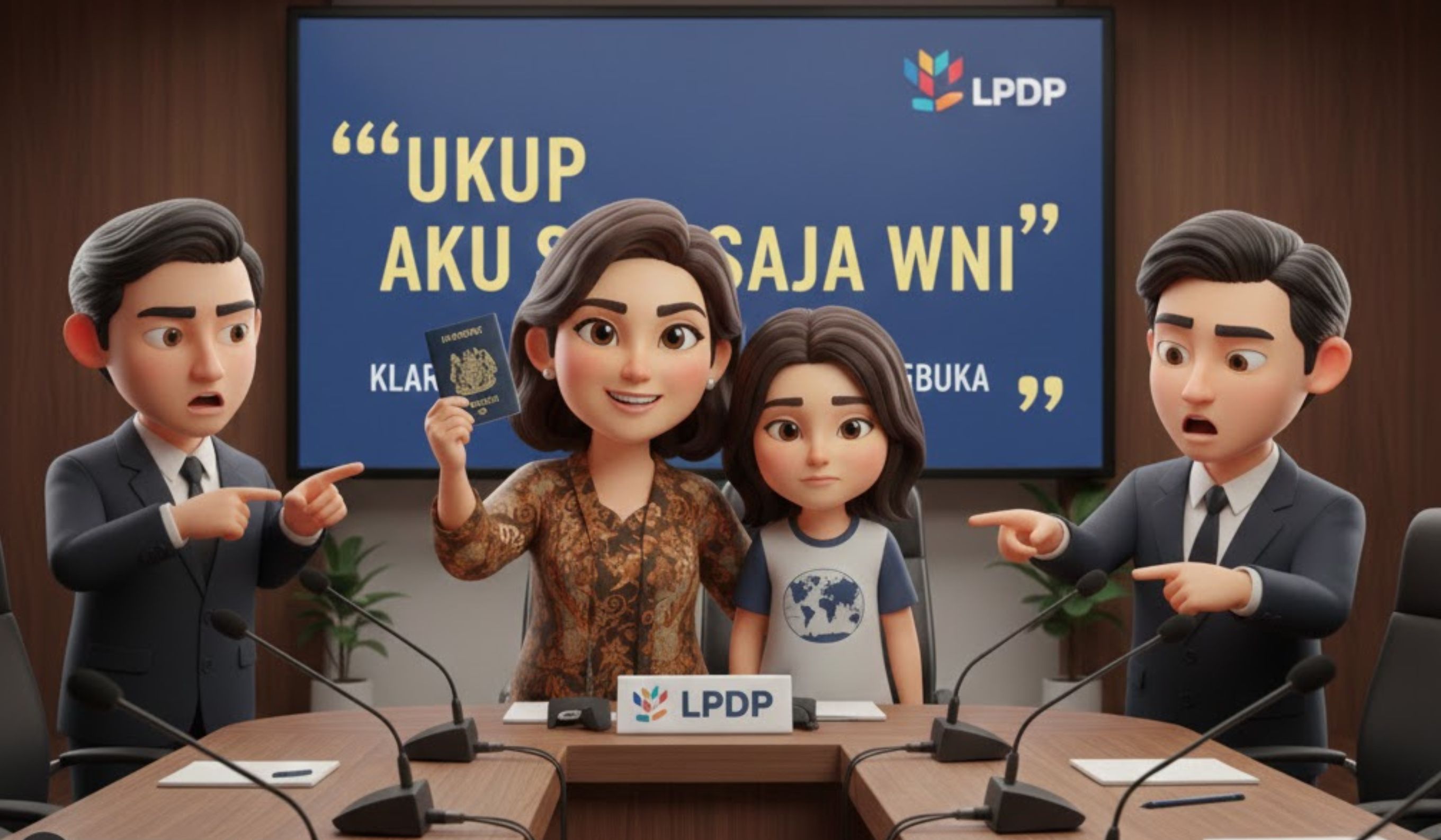 Viral ibu penerima LPDP bangga anak dapat paspor Inggris, publik soroti etika alumni beasiswa negara.