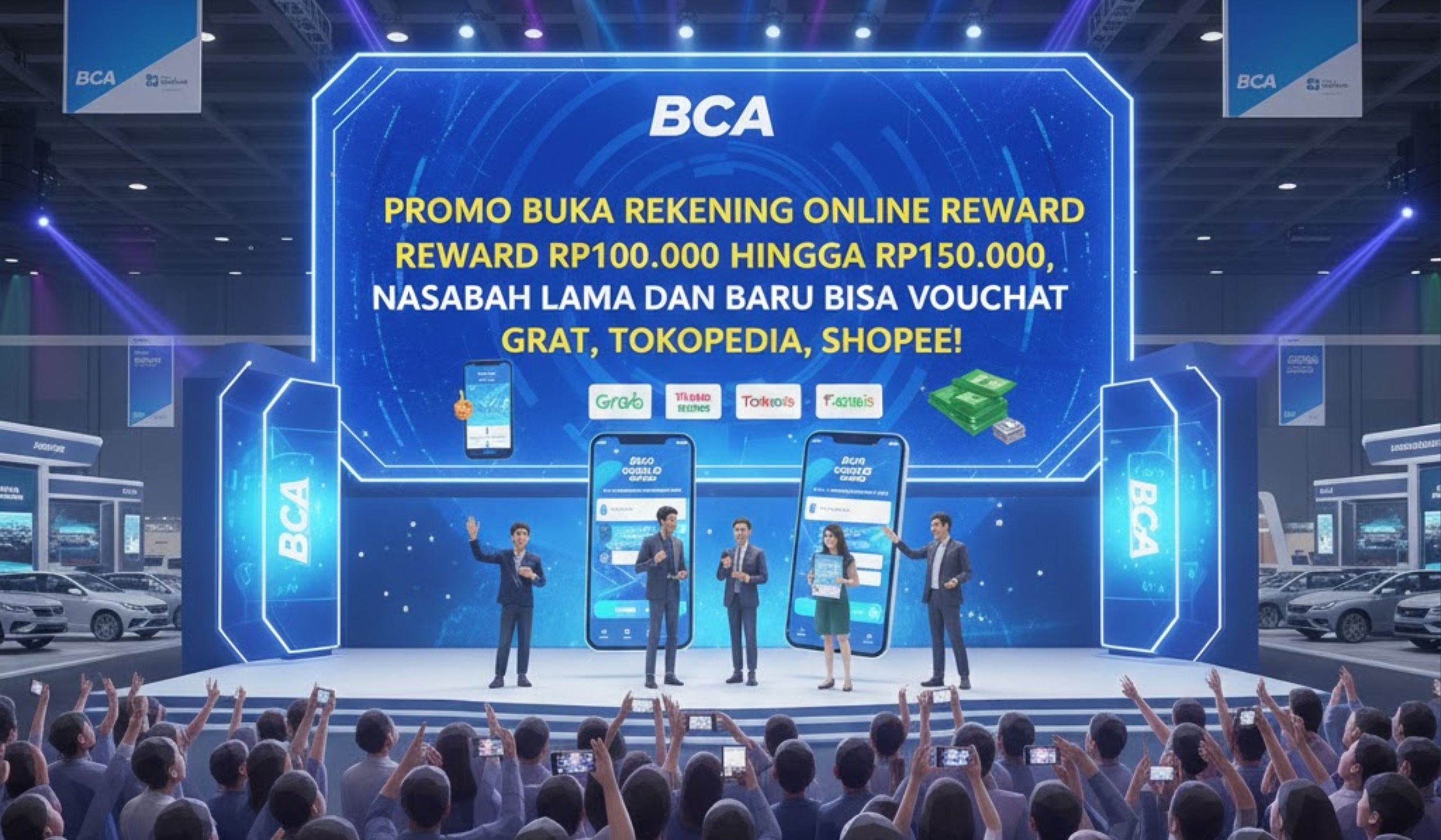 Promo BCA buka rekening online reward Rp100.000&ndash;Rp150.000. Cek syarat, kode promo, dan cara klaim voucher di sini!