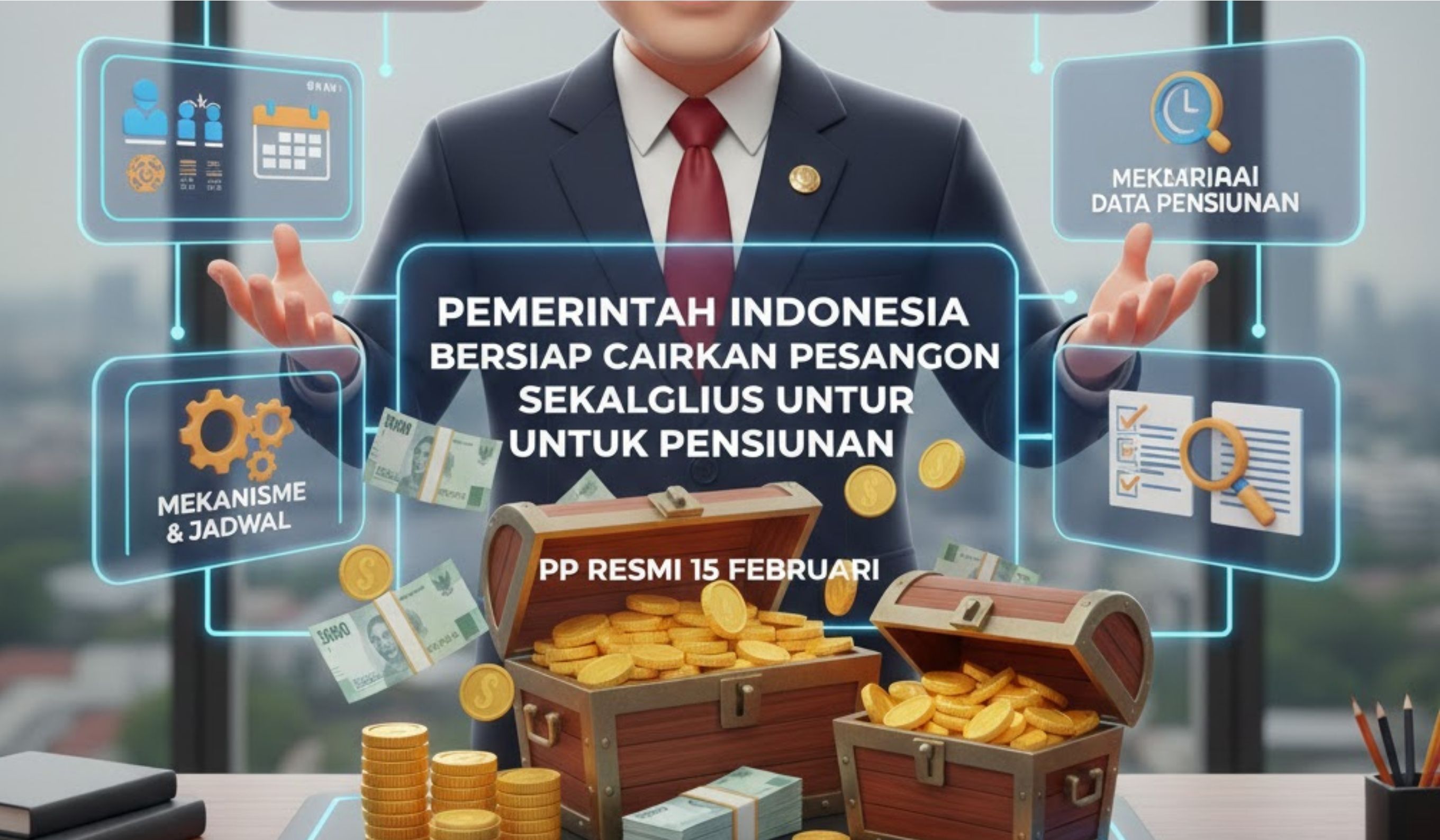 Prediksi gaji ke-13 dan THR pensiunan ASN 2026 cair Juni-Juli, nominal bervariasi sesuai golongan, pastikan data rekening dan NIK valid.