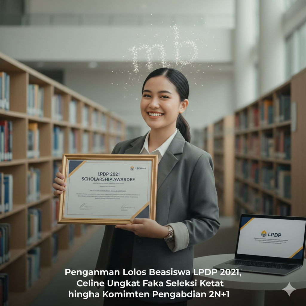 Pengalaman Lolos Beasiswa LPDP 2021, Celine Ungkap Fakta Seleksi Ketat hingga Komitmen Pengabdian 2N+1
