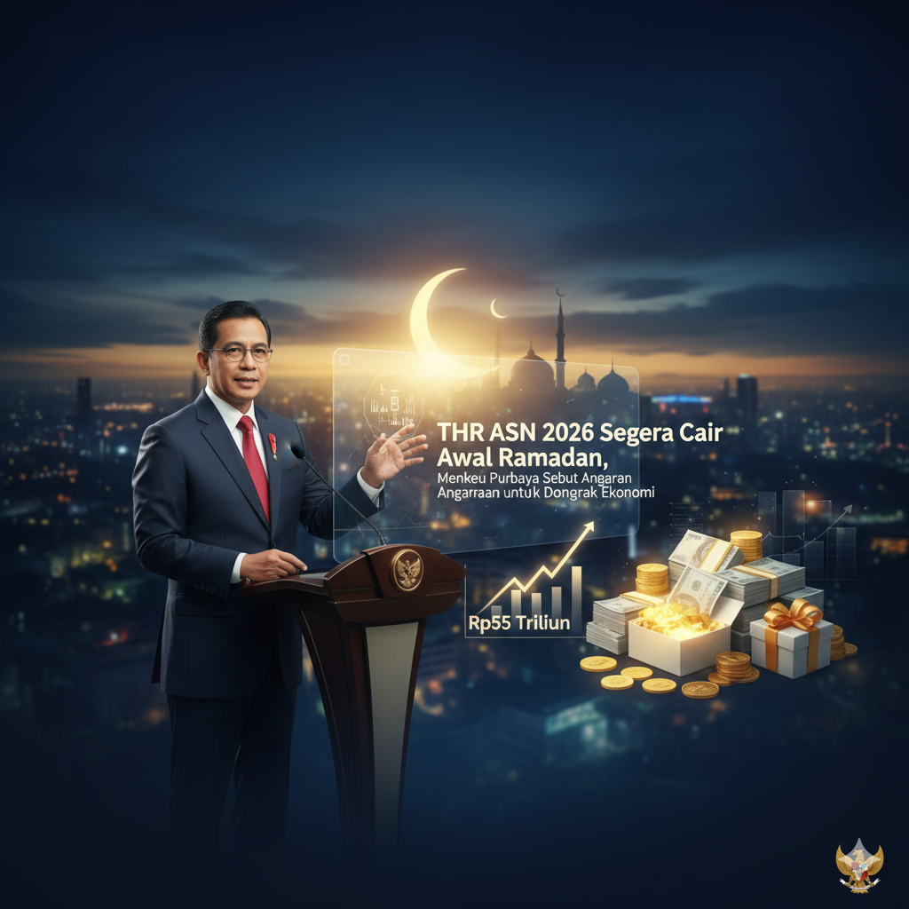 THR ASN 2026 Segera Cair Awal Ramadan, Menkeu Purbaya Sebut Anggaran Besar untuk Dongkrak Ekonomi