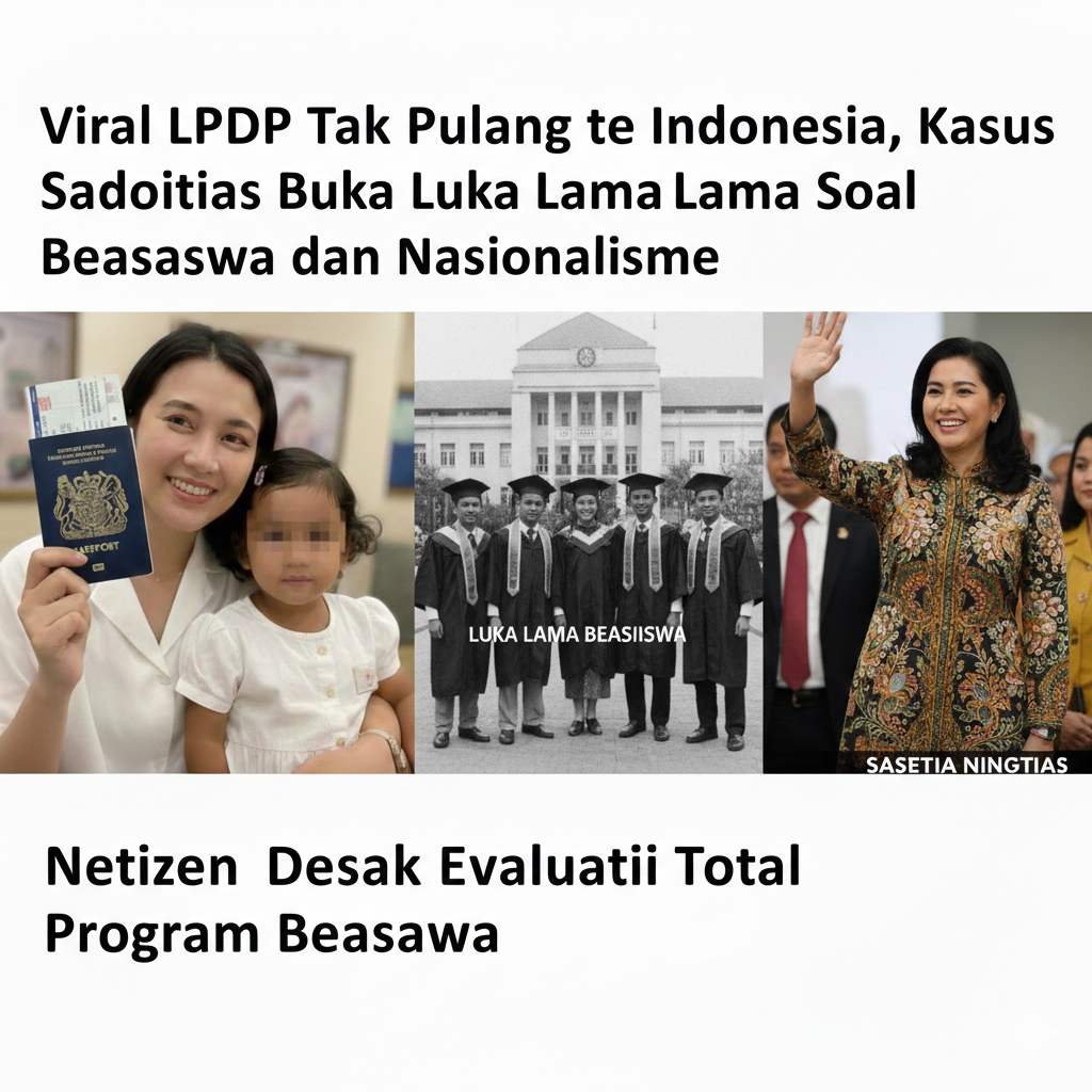 Viral LPDP Tak Pulang ke Indonesia, Kasus Sasetia Ningtias Buka Luka Lama Soal Beasiswa dan Nasionalisme