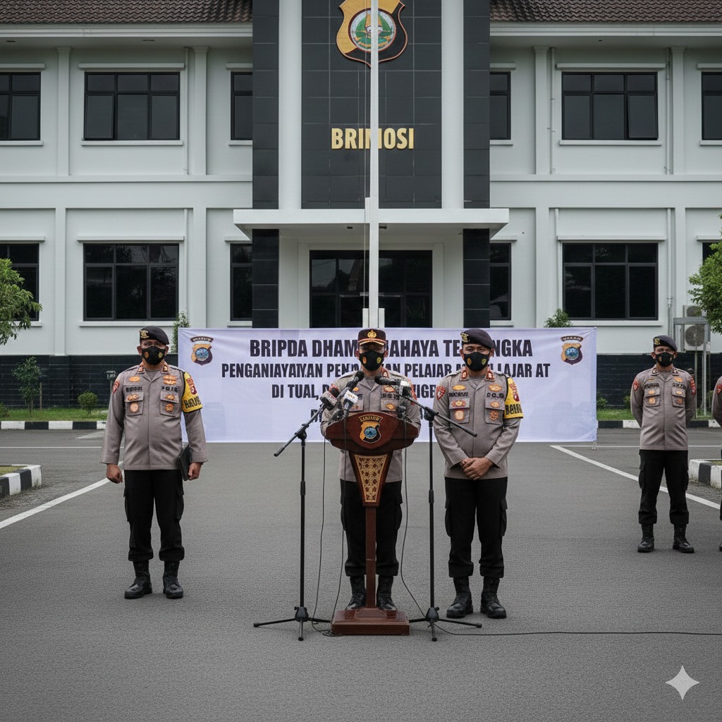 Bripda Dham Siasiahaya Tersangka Penganiayaan Pelajar AT di Tual, Dijerat UU Perlindungan Anak dan KUHP