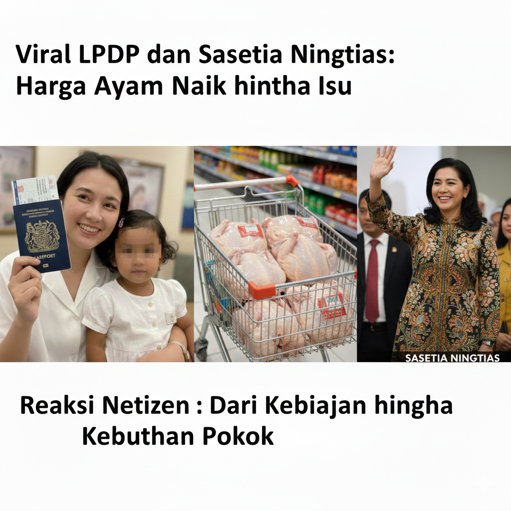 Viral LPDP dan Sasetia Ningtias: Harga Ayam Naik hingga Isu 