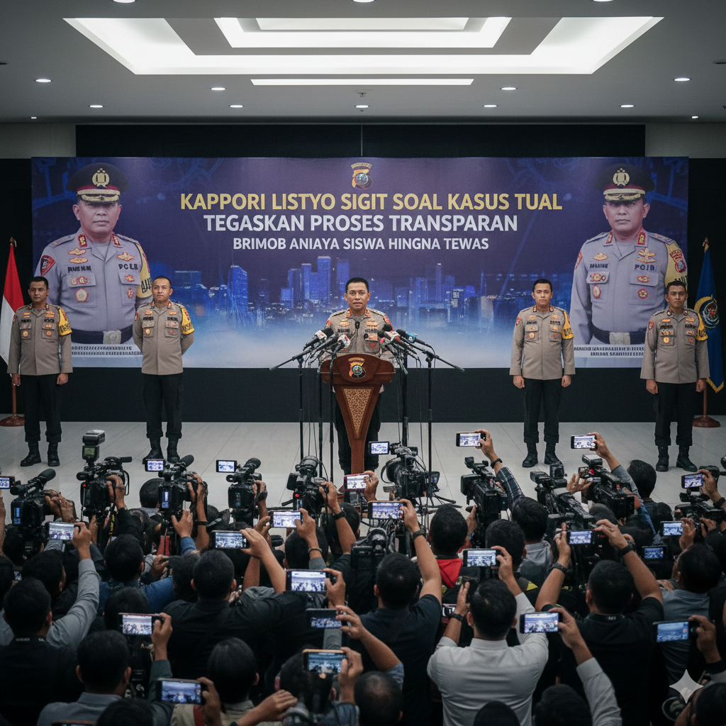 Kapolri Listyo Sigit Buka Suara soal Kasus Brimob Aniaya Siswa di Tual hingga Tewas, Tegaskan Proses Transparan