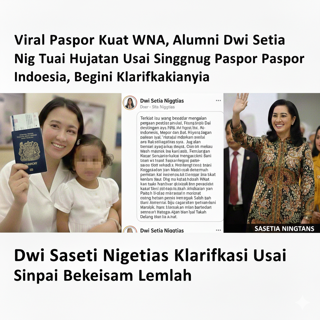 Viral Paspor Kuat WNA, Alumni LPDP Dwi Setia Ningtias Tuai Hujatan Usai Singgung Paspor Indonesia, Begini Klarifikasinya  