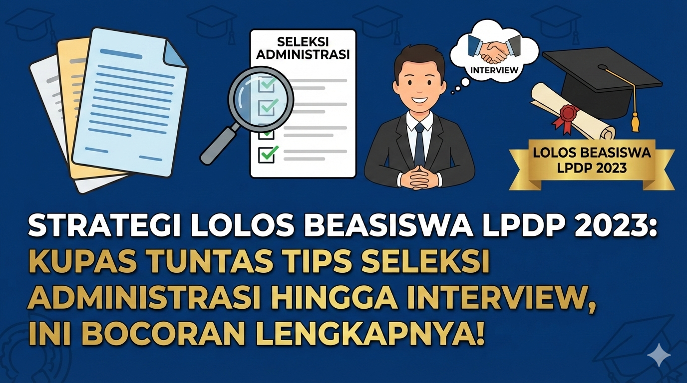 Strategi Lolos Beasiswa LPDP 2023: Kupas Tuntas Tips Seleksi Administrasi hingga Interview, Ini Bocoran Lengkapnya!
