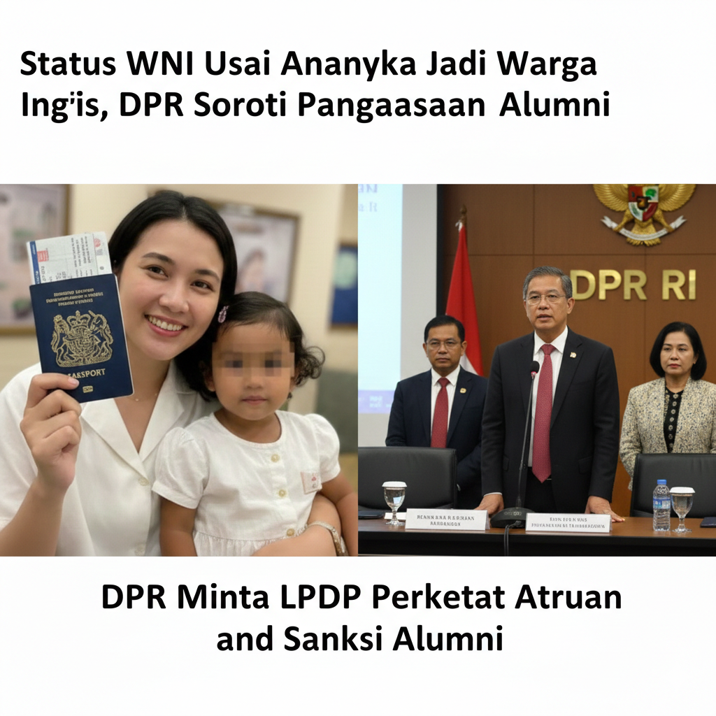  Status WNI Usai Anaknya Jadi Warga Inggris, DPR Soroti Pengawasan Alumni