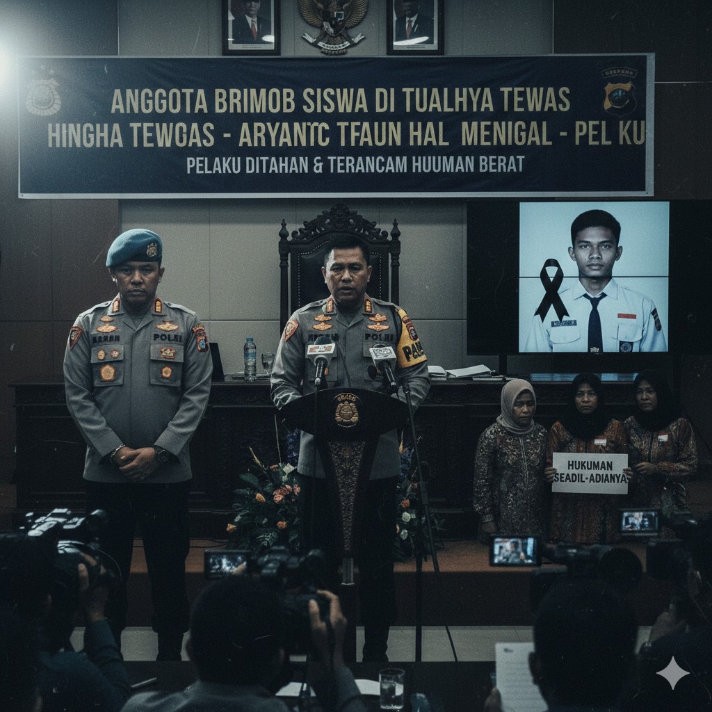 Anggota Brimob Aniaya Siswa di Tual hingga Tewas, Aryanto Tawakal 14 Tahun Meninggal, Pelaku Ditahan dan Terancam Hukuman Berat