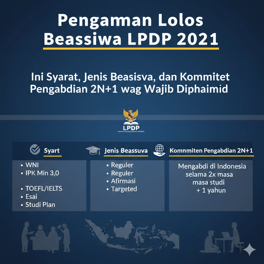 Pengalaman Lolos Beasiswa LPDP 2021, Ini Syarat, Jenis Beasiswa, dan Komitmen Pengabdian 2N+1 yang Wajib Dipahami