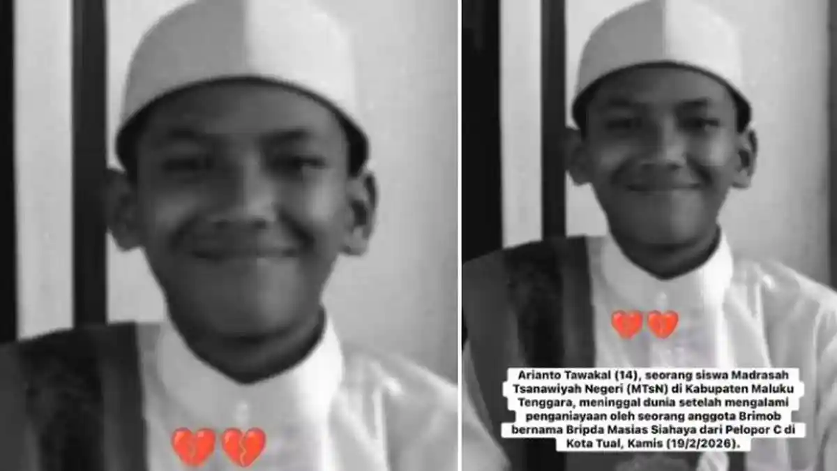 Arianto Tawakal 14 tahun meninggal diduga dianiaya oknum Brimop di Tual, keluarga dan masyarakat desak penegakan hukum tegas dan transparan.