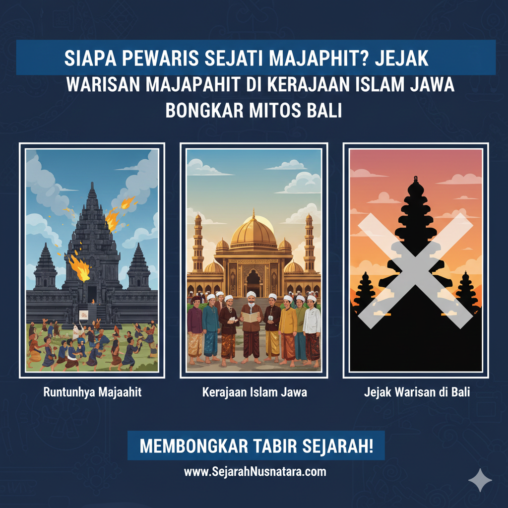 Siapa Pewaris Sejati Majapahit? Jejak Warisan Majapahit di Kerajaan Islam Jawa Bongkar Mitos Bali