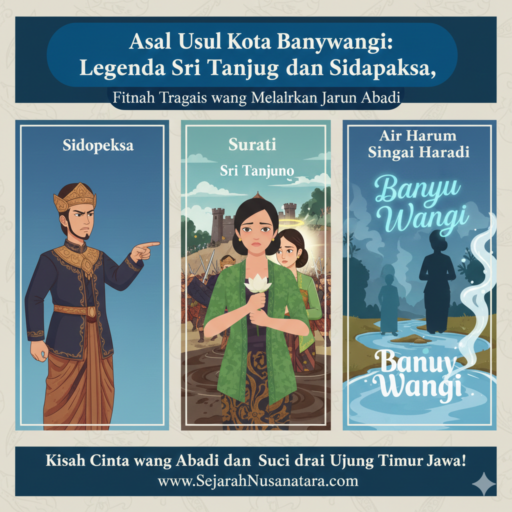 Asal Usul Banyuwangi: Legenda Sri Tanjung dan Sidapaksa, Fitnah Tragis yang Melahirkan Air Harum Abadi