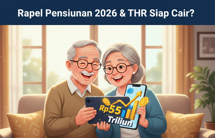 Rapel pensiunan 2026 dan THR siap cair? Pemerintah siapkan Rp55 triliun, cek jadwal dan skema pencairannya di sini!