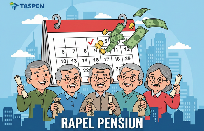 Rapel pensiun dan kenaikan manfaat pensiun resmi berlaku. Simak penjelasan lengkap proses pencairan dan peran Taspen-Asabri.