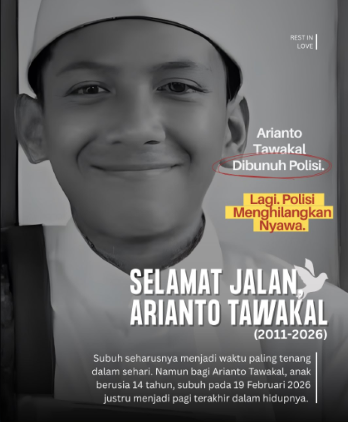 Oknum Brimob diduga aniaya pelajar di Kota Tual hingga tewas. (Sumber: X/ @LBH_Jakarta)