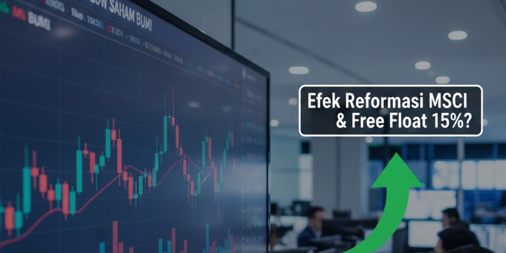 Money flow saham BUMI masih outflow Rp282 miliar. Efek reformasi MSCI dan free float 15% bisa balikkan arah?