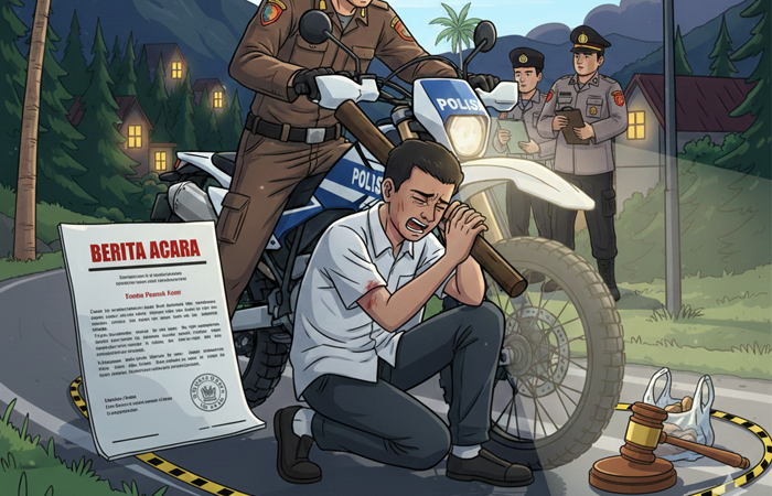 Kasus polisi aniaya pelajar Tual: Bripda MS jadi tersangka. Kapolri janji transparan, Kompolnas dan Imparsial soroti reformasi Polri.