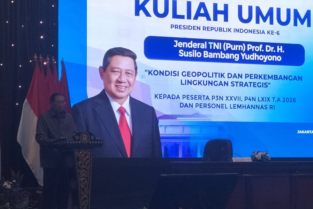 Pesan strategis SBY untuk Prabowo di Lemhannas. (Sumber: Antara News)