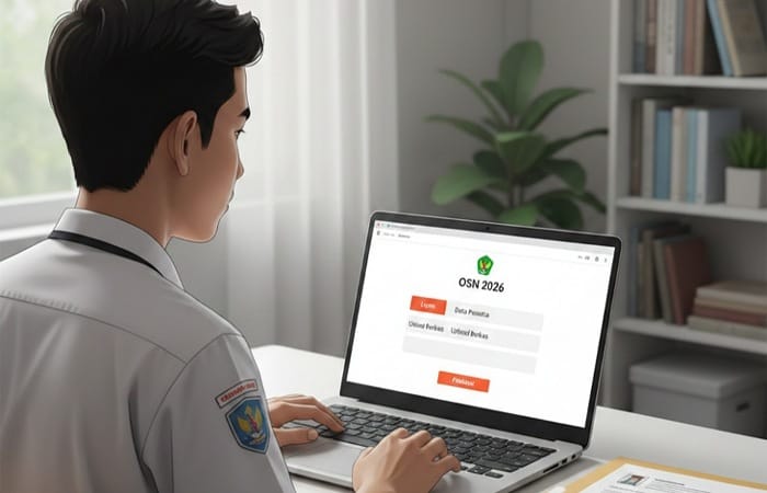Cara finalisasi peserta OSN 2026 yang benar, lengkap dari login, upload surat kepala sekolah hingga klik finalisasi.