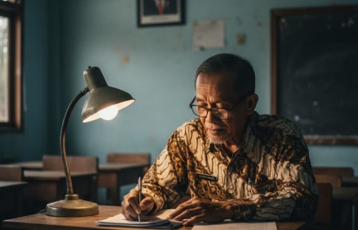 Pendidikan prioritas Prabowo Subianto disorot, 700 ribu guru honorer belum sejahtera dan tata kelola dinilai bermasalah.