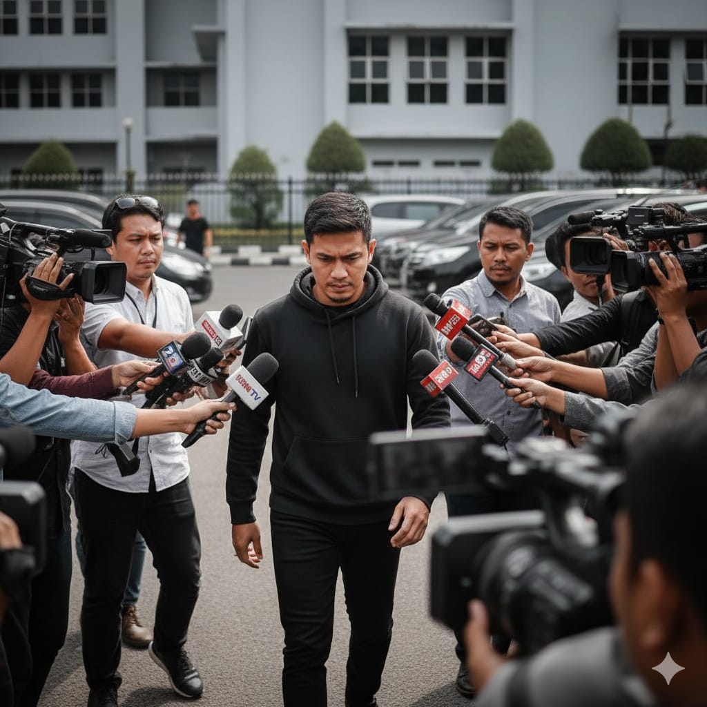 Virgon bungkam soal laporan Inara di Polda dan Mabes. Dikepung wartawan, ia pilih diam di tengah proses hukum.