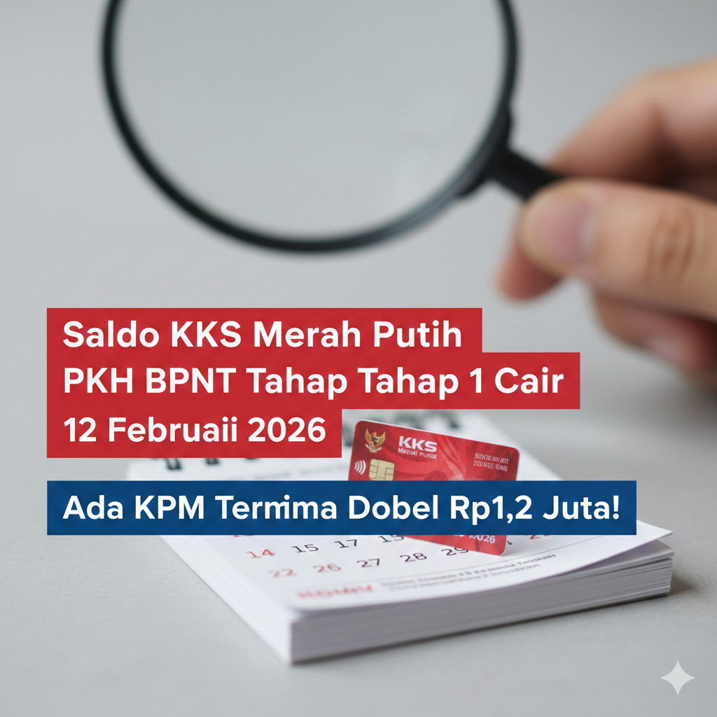 Saldo KKS Merah Putih PKH BPNT Tahap 1 Cair 12 Februari 2026, Ada KPM ...