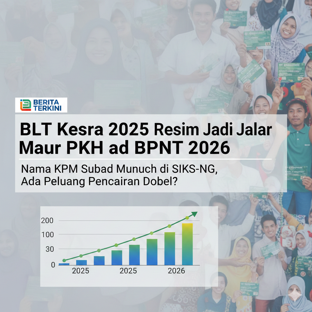 BLT Kesra 2025 Resmi Jadi Jalur Masuk PKH dan BPNT 2026, Nama KPM Sudah Muncul di SIKS-NG, Ada Peluang Pencairan Dobel?