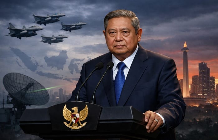 SBY ingatkan perkuat kekuatan udara Indonesia hadapi perang modern dan hybrid warfare yang makin kompleks.