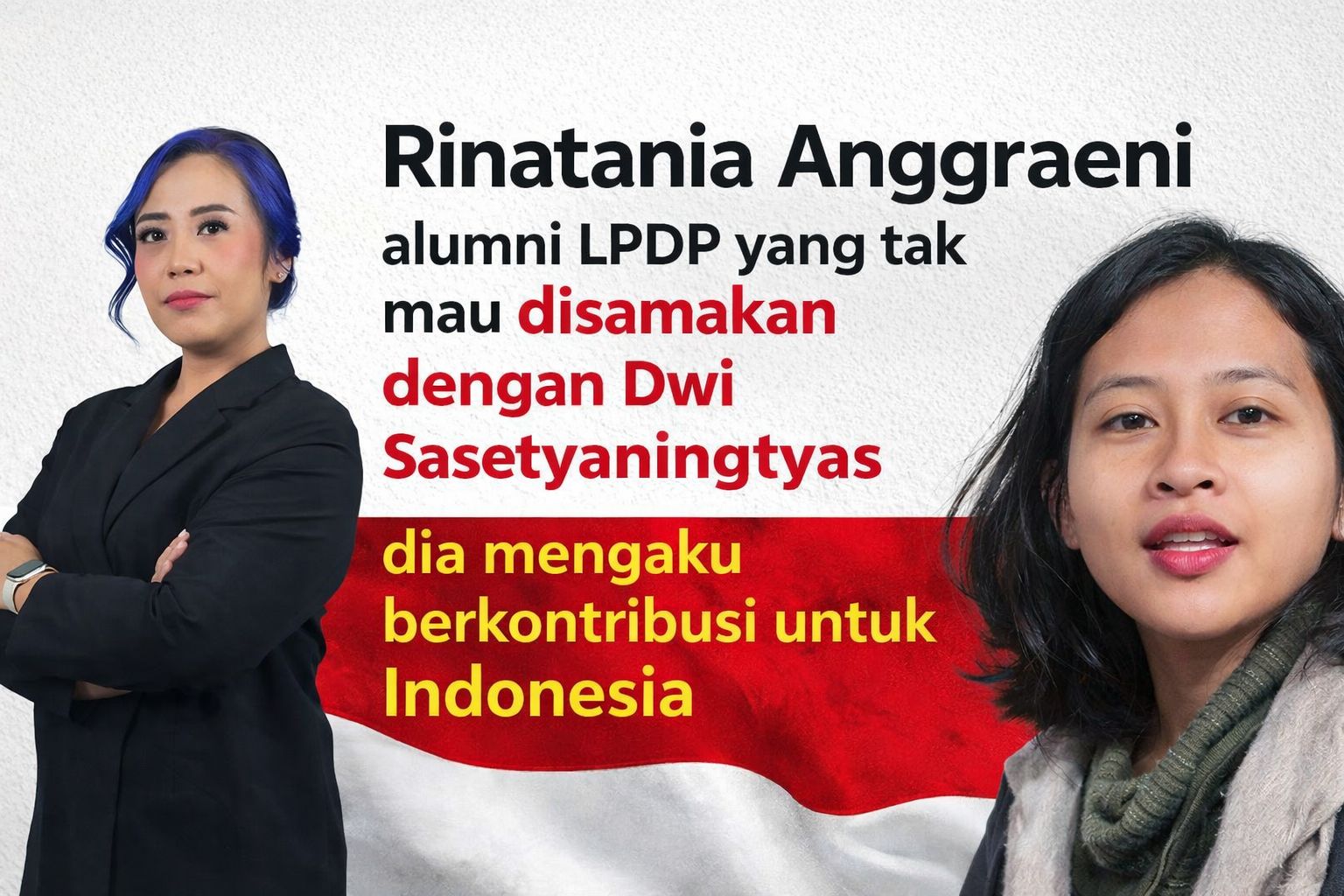 Rina Tania Angraini Fajriani kritik Dwi Sasetia Ning Tias atas pernyataan kontroversialnya, yang bisa mencoreng citra alumni LPDP. 