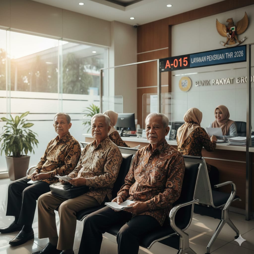 THR Pensiunan 2026 Rp55 triliun disebut cair awal Ramadan. PT TASPEN Kediri tegaskan belum ada keputusan kenaikan pensiun.