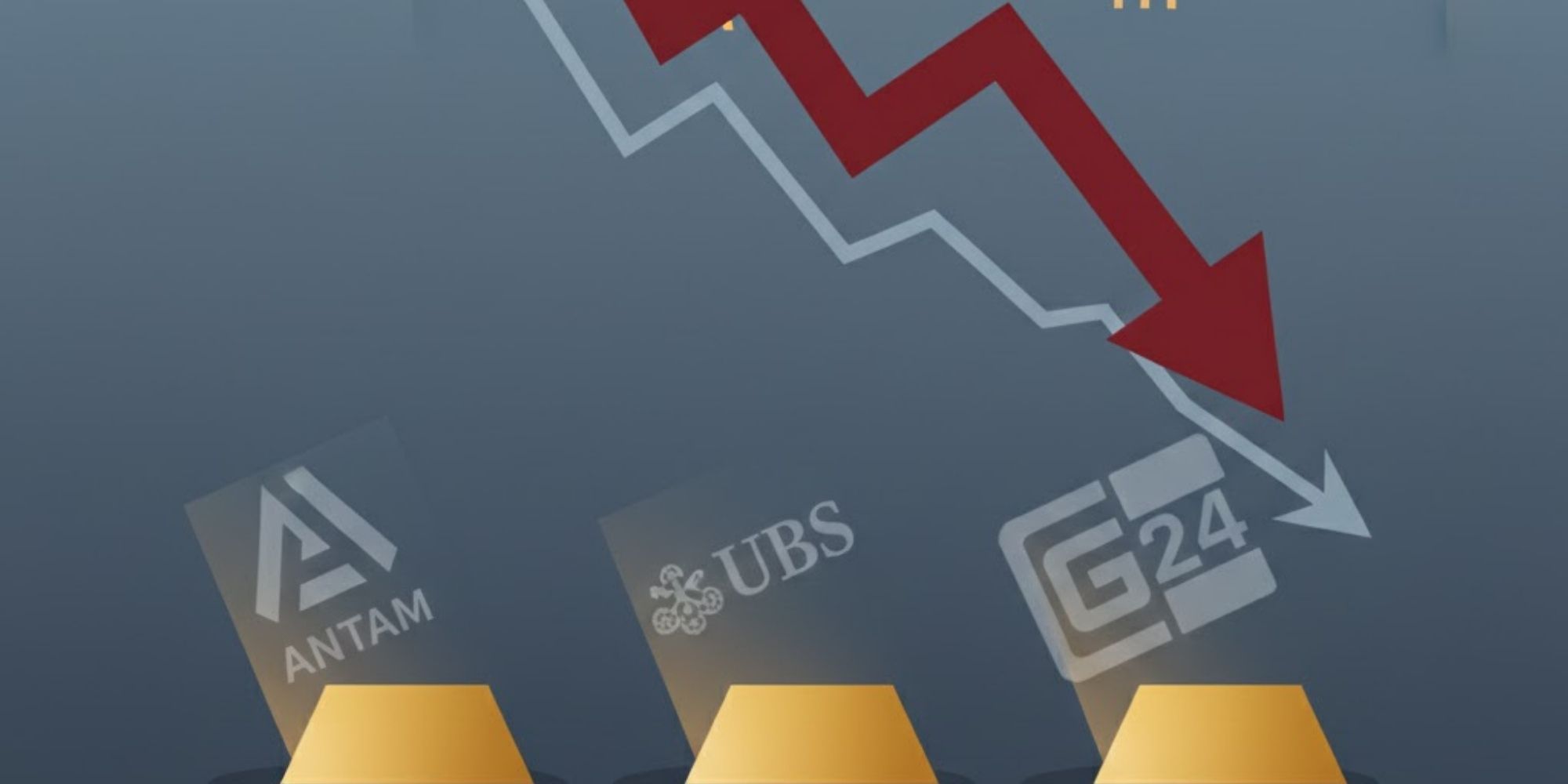 Harga emas hari ini 13 Februari 2026 turun tajam. Antam, UBS, dan Galeri 24 kompak melemah usai data AS menguat.