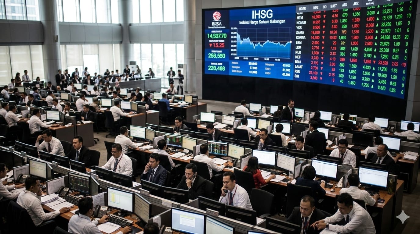 IHSG terkoreksi, isu kenaikan pensiun 2026 ramai dibahas. TASPEN Kediri tegaskan belum ada keputusan resmi pemerintah.
