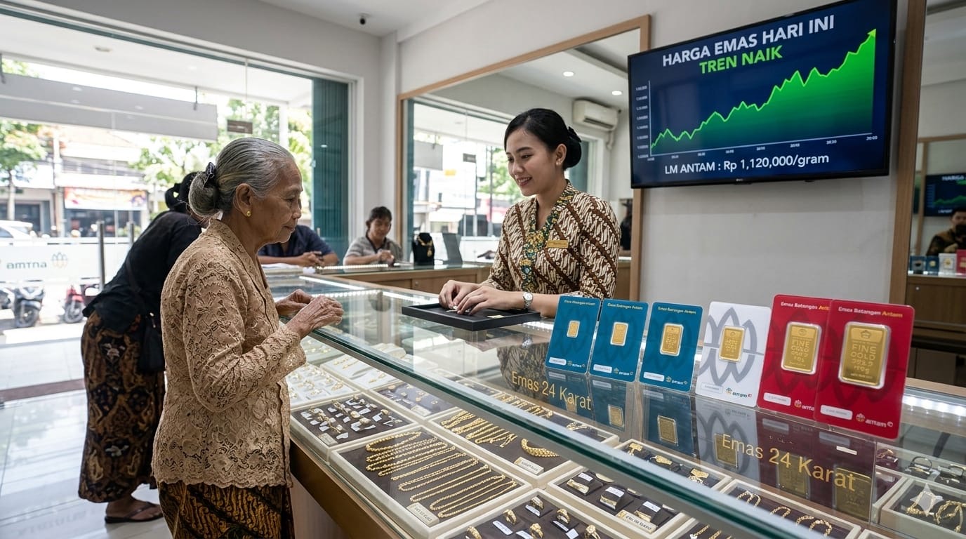 Harga emas Antam 27 Februari 2026 menguat, TASPEN Kediri tegaskan belum ada keputusan kenaikan pensiun.