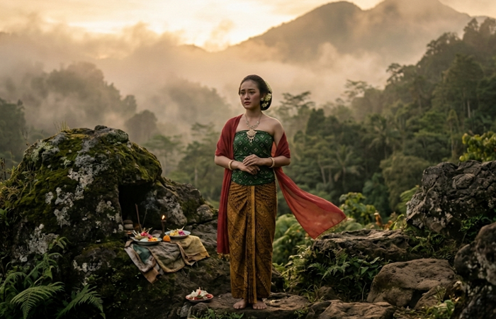 Legenda Roro Kembangsore di Gunung Cilik Tulungagung, kisah cinta tragis hingga jejak pertapaan yang masih diziarahi.