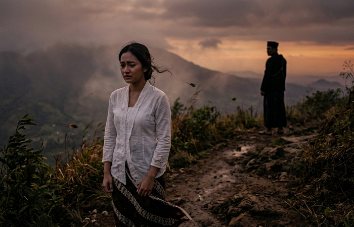 Legenda Roro Kembang Sore dari Tulungagung, kisah cinta tragis, pengkhianatan, dan asal-usul Gunung Butak.