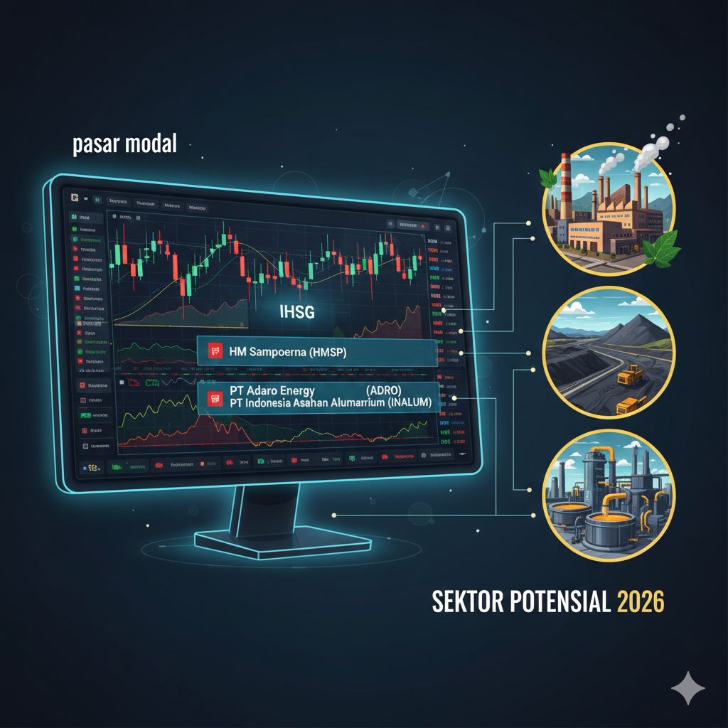 Prospek saham 2026 menguat seiring potensi kenaikan laba PT Wismilak Inti Makmur Tbk, ekspansi smelter aluminium PT Alamtri Resources Indonesia Tbk, dan peluang sektor oil terdongkrak peningkatan prdk