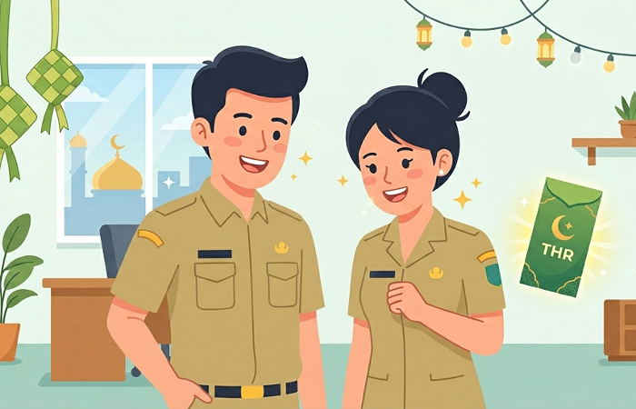 THR PNS PPPK 2026 diperkirakan cair 11-15 Maret. Simak jadwal dan Rincian Besaran yang Masuk APBN Rp55 Triliun lengkapnya di sini !