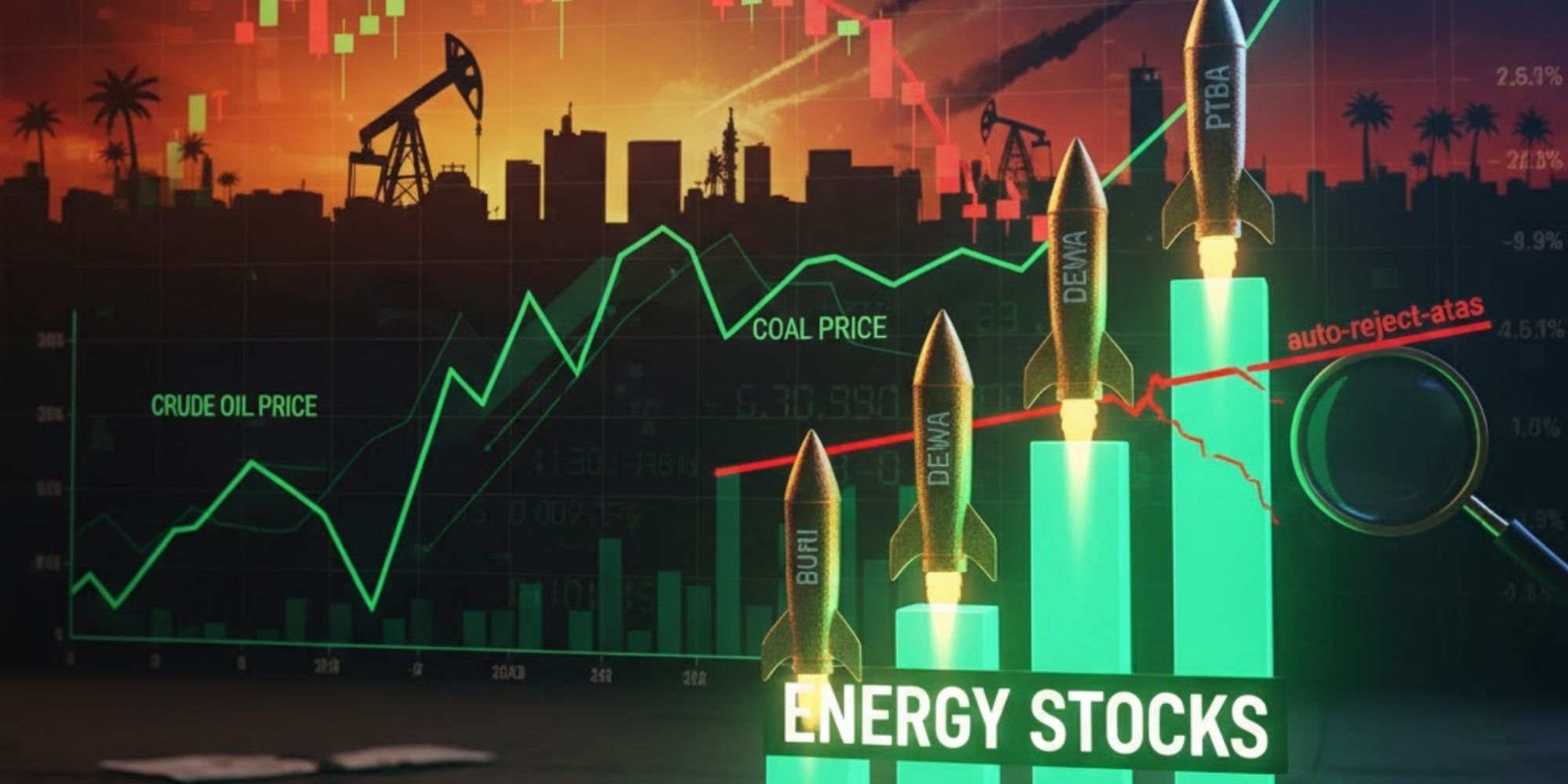 IHSG tertekan tensi geopolitik Timur Tengah, harga minyak dan batu bara naik, saham energi jadi incaran investor.